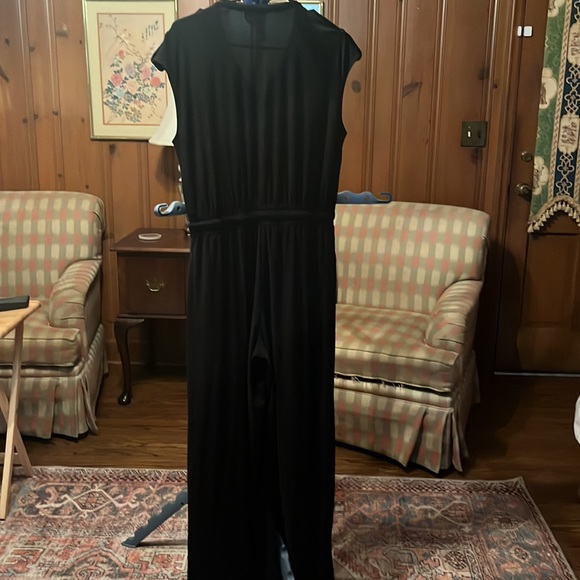 Emma & Michele size Large black long jumpsuit - Picture 7 of 7